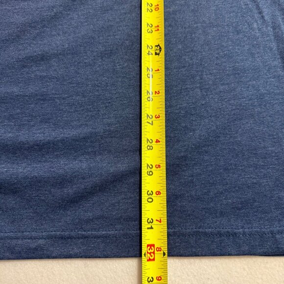 Marvel Men's Captain America Shield Christmas Lights Blue T-Shirt 2XL NWT - Picture 7 of 7